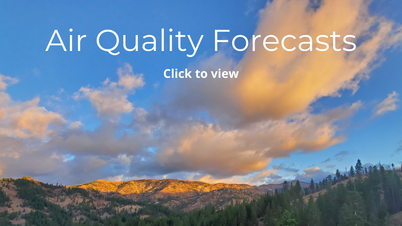 Air Quality Forecasts Idaho Department of Environmental Quality