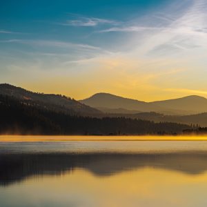 Chatcolet Lake in Early Fall in Idaho