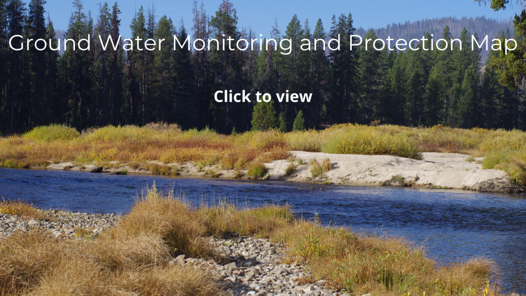 Click the image to view the ground water monitoring and protection map.