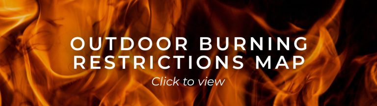 Outdoor Burning Restrictions Map button