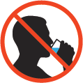Do not drink icon