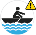 use caution when canoeing or paddleboarding