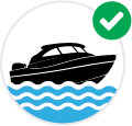 OKAY TO PROCEED with boating in motorized watercraft